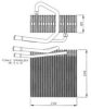 NRF 36011 Evaporator, air conditioning